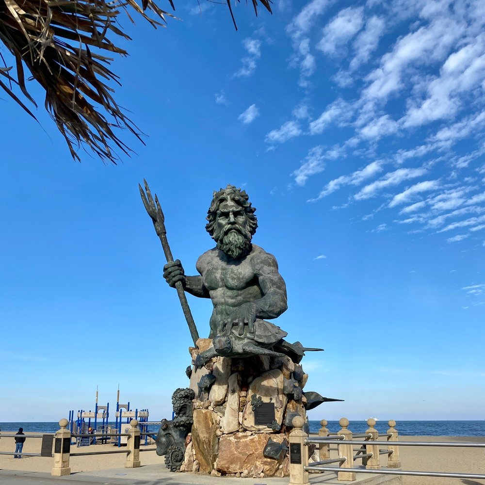 King Neptune Statue on the Boardwalk